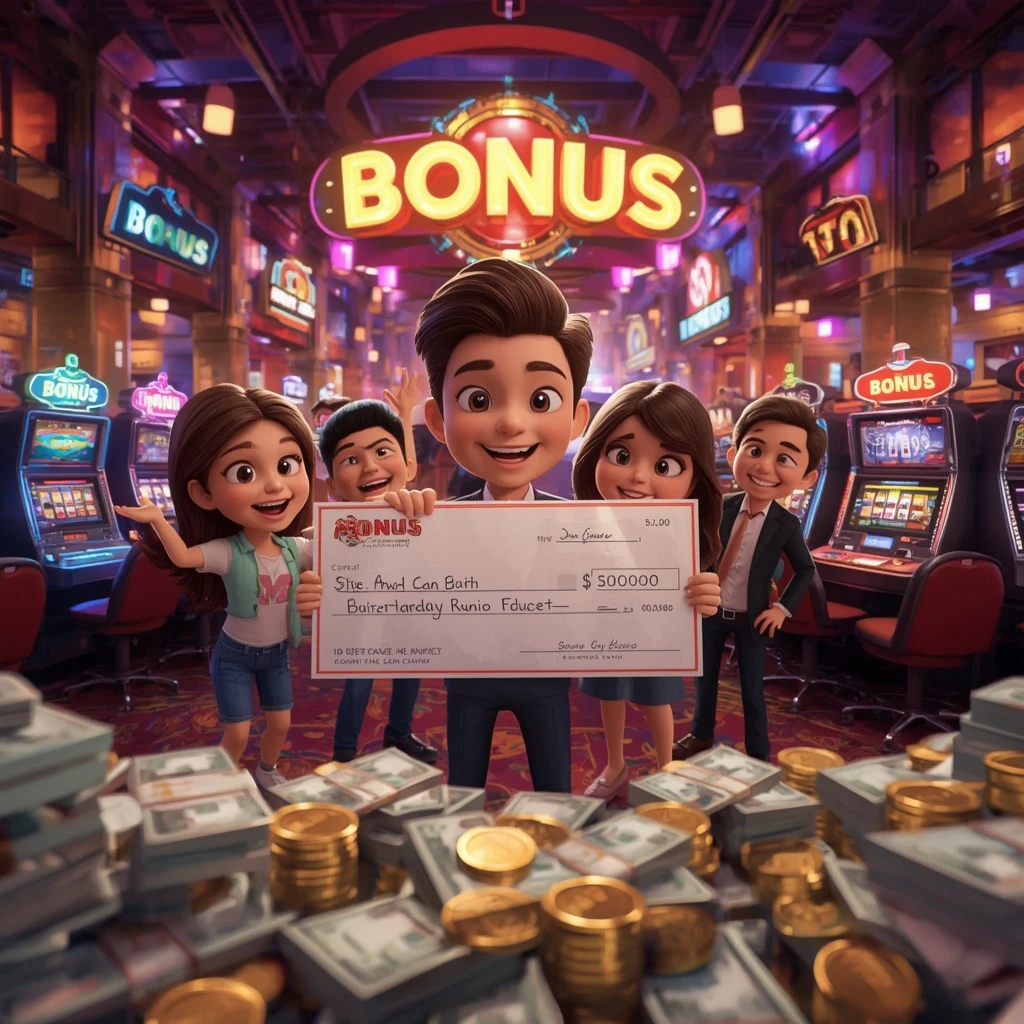 bonus dans les mains de l'homme au casino WIN MA CHANCE CASINO