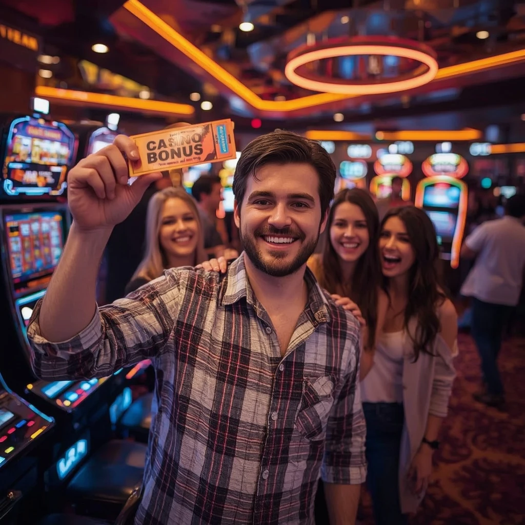 une personne avec un bonus Win Ma Chance Casino