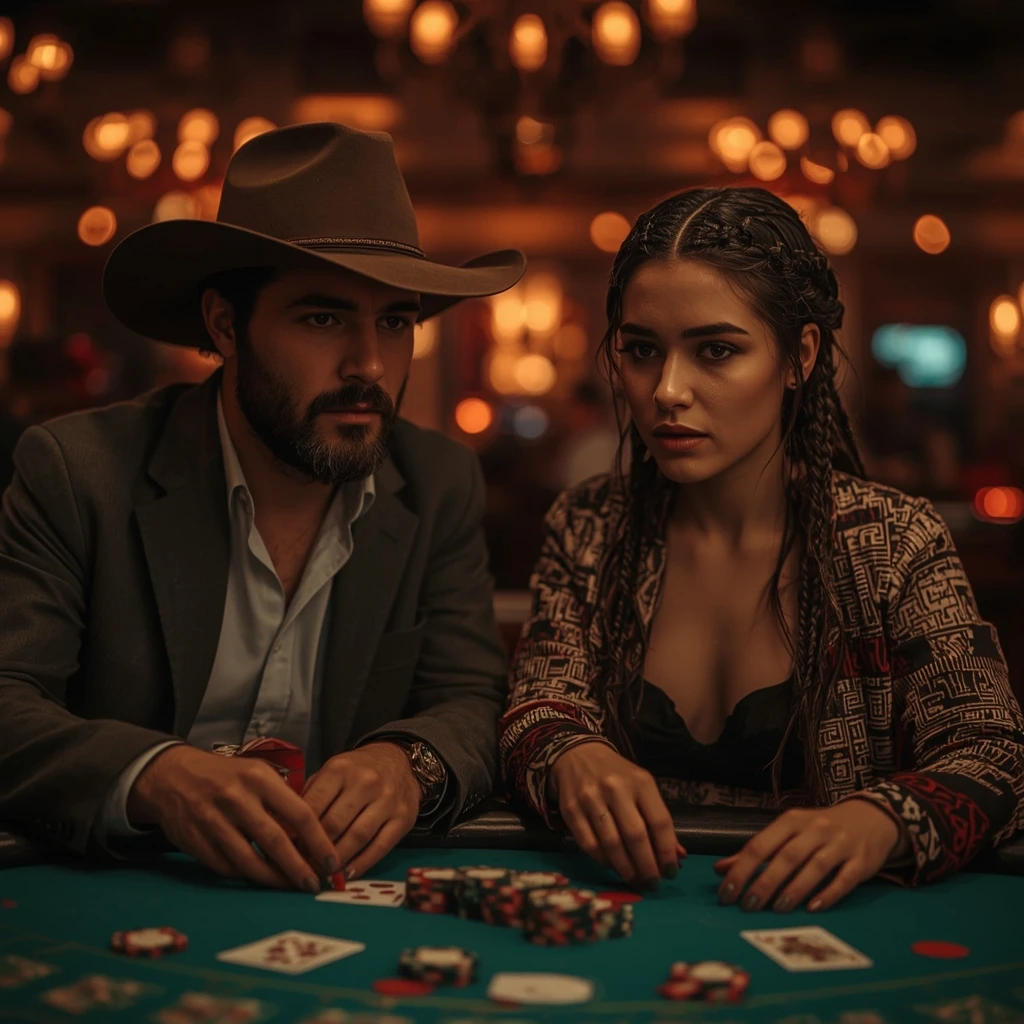 photo de deux joueurs de poker WIN MA CHANCE CASINO